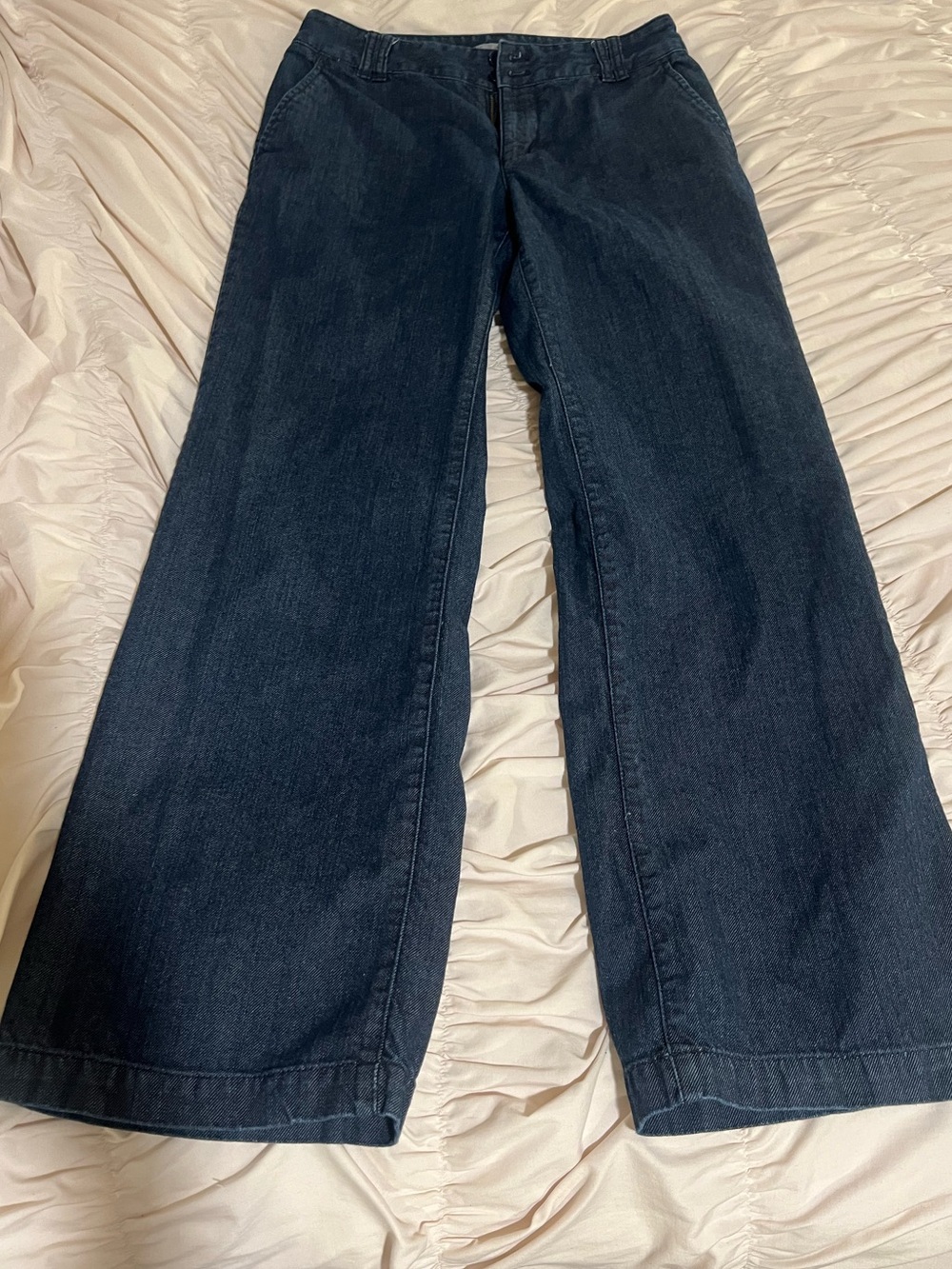 Liz Claiborne Dark Blue Wide Leg Jeans